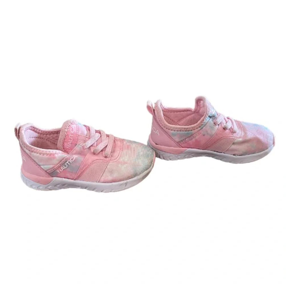 Nautica Pink and Blue Toddler Girl’s Tennis Shoes